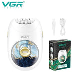 VGR V-706 Cordless Professional Women Epilator with 18 Tweezers